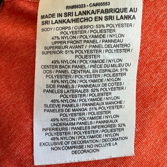 Nike Running Dri-Fit Salmon Lightweight Quarter Zip Performance Top Size: Xlarge - Picture 11 of 13